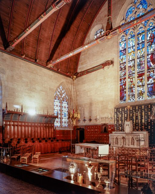 Grande chambre des Pauvres : chapelle. © Michel Rosso / Région Bourgogne-Franche-Comté, Inventaire du patrimoine - 2004