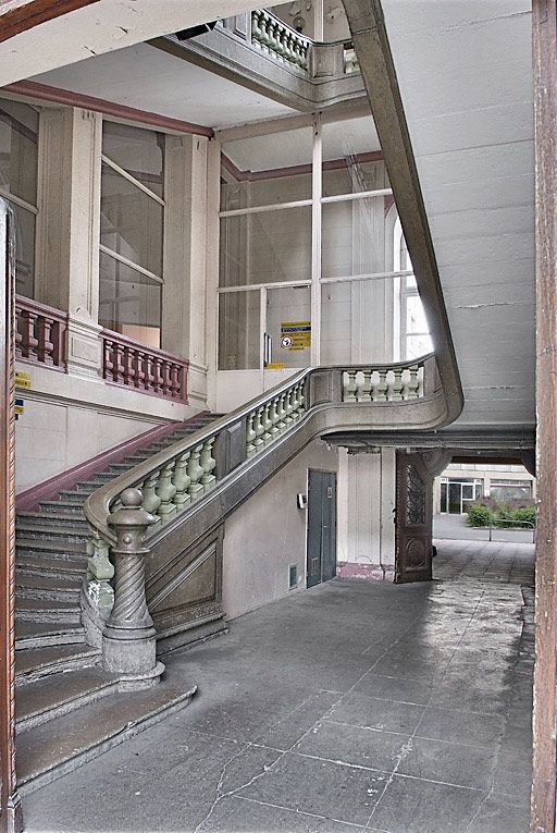 Grand escalier. © Thierry Kuntz / Région Bourgogne-Franche-Comté, Inventaire du patrimoine - 2008