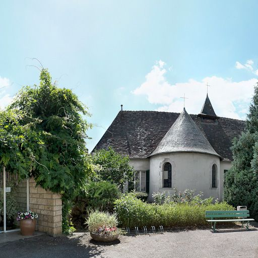 Bâtiment principal : abside de la chapelle. © Pierre-Marie Barbe-Richaud / Région Bourgogne-Franche-Comté, Inventaire du patrimoine - 2008