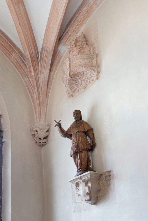 Un des culot de l'oratoire. © Jean-Luc Duthu / Région Bourgogne-Franche-Comté, Inventaire du patrimoine - 2009