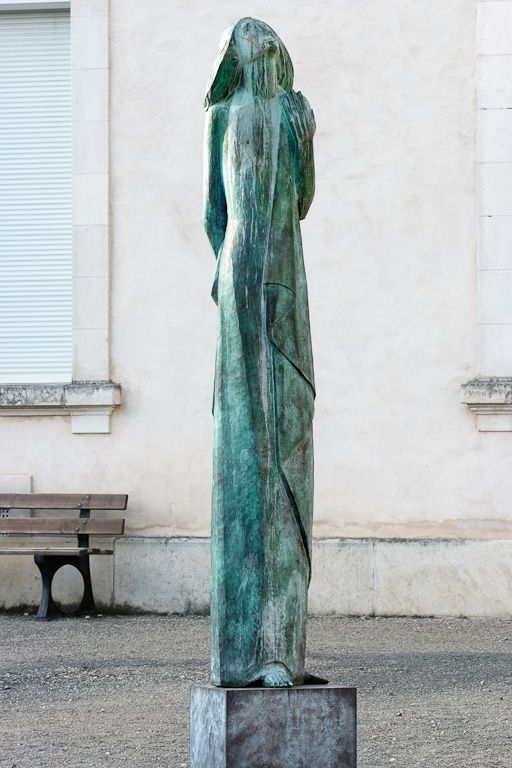 Détail : figure représentant le Futur. © Jean-Luc Duthu / Région Bourgogne-Franche-Comté, Inventaire du patrimoine - 2009