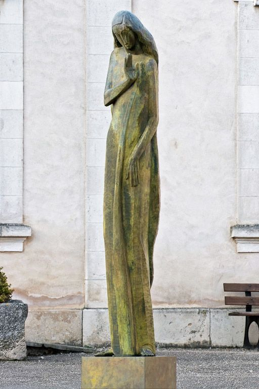 Détail : figure représentant le Passé. © Jean-Luc Duthu / Région Bourgogne-Franche-Comté, Inventaire du patrimoine - 2009