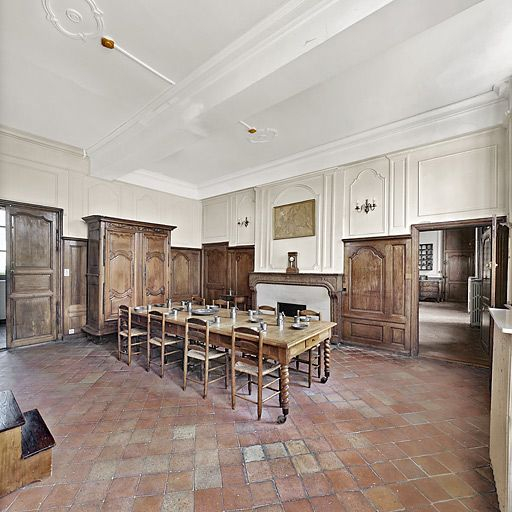 Réfectoire des soeurs. © Thierry Kuntz / Région Bourgogne-Franche-Comté, Inventaire du patrimoine - 2010