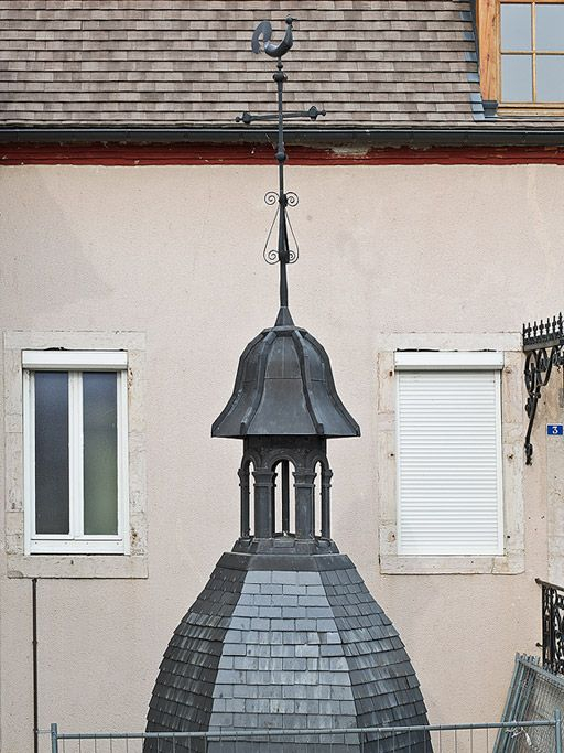 Sommet du campanile. © Pierre-Marie Barbe-Richaud / Région Bourgogne-Franche-Comté, Inventaire du patrimoine - 2010