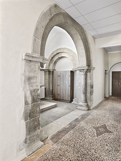 Chapelle et couloir. © Thierry Kuntz / Région Bourgogne-Franche-Comté, Inventaire du patrimoine - 2010