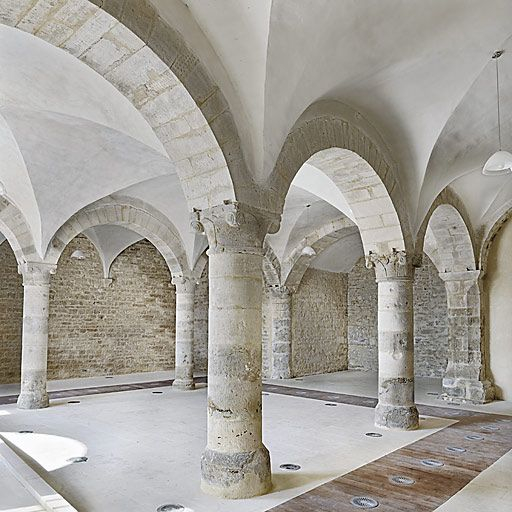 Salle voûtée. © Thierry Kuntz / Région Bourgogne-Franche-Comté, Inventaire du patrimoine - 2010