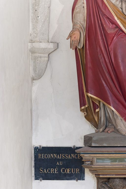 Culot postérieur gauche de la troisième travée de la nef. © Pierre-Marie Barbe-Richaud / Région Bourgogne-Franche-Comté, Inventaire du patrimoine - 2011