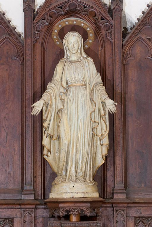 Statue : Immaculée Conception. © Pierre-Marie Barbe-Richaud / Région Bourgogne-Franche-Comté, Inventaire du patrimoine - 2011