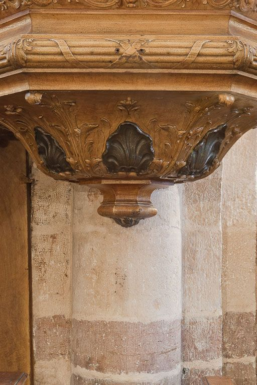 Détail du cul-de-lampe. © Pierre-Marie Barbe-Richaud / Région Bourgogne-Franche-Comté, Inventaire du patrimoine - 2011