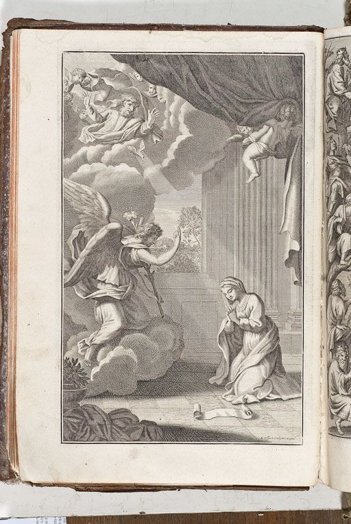 Estampe : l'Annonciation. © Pierre-Marie Barbe-Richaud / Région Bourgogne-Franche-Comté, Inventaire du patrimoine - 2011