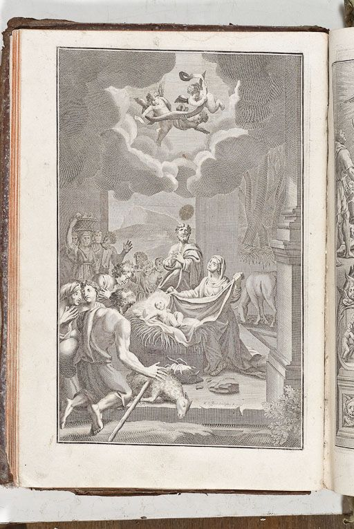 Estampe : L'Adoration des bergers. © Pierre-Marie Barbe-Richaud / Région Bourgogne-Franche-Comté, Inventaire du patrimoine - 2011