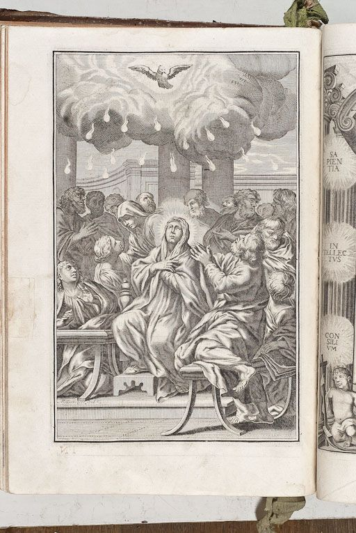 Estampe : La Pentecôte. © Pierre-Marie Barbe-Richaud / Région Bourgogne-Franche-Comté, Inventaire du patrimoine - 2011