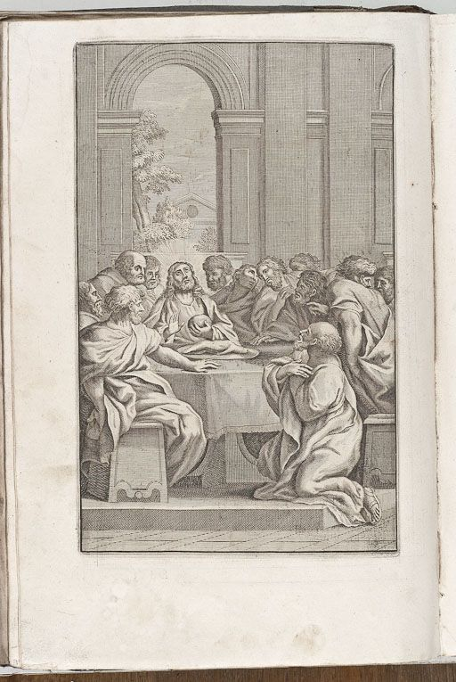 Estampe : la Cène. © Pierre-Marie Barbe-Richaud / Région Bourgogne-Franche-Comté, Inventaire du patrimoine - 2011