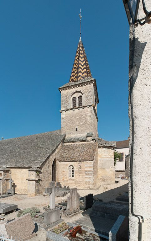 Choeur et clocher. © Pierre-Marie Barbe-Richaud / Région Bourgogne-Franche-Comté, Inventaire du patrimoine - 2011