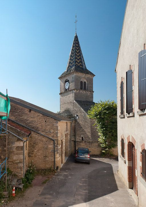 Clocher. © Pierre-Marie Barbe-Richaud / Région Bourgogne-Franche-Comté, Inventaire du patrimoine - 2011