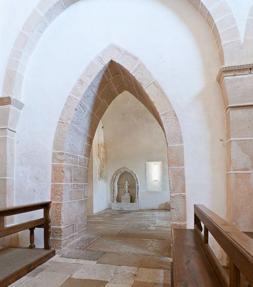 Nef et bas-côté droit, deuxième travée. © Pierre-Marie Barbe-Richaud / Région Bourgogne-Franche-Comté, Inventaire du patrimoine - 2011