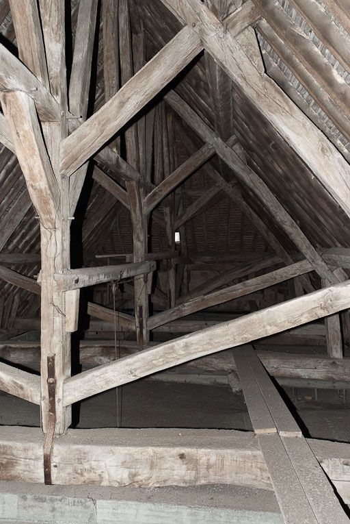 Partie du comble vers la façade. © Pierre-Marie Barbe-Richaud / Région Bourgogne-Franche-Comté, Inventaire du patrimoine - 2011