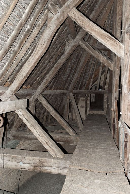 Charpente du choeur. © Pierre-Marie Barbe-Richaud / Région Bourgogne-Franche-Comté, Inventaire du patrimoine - 2011