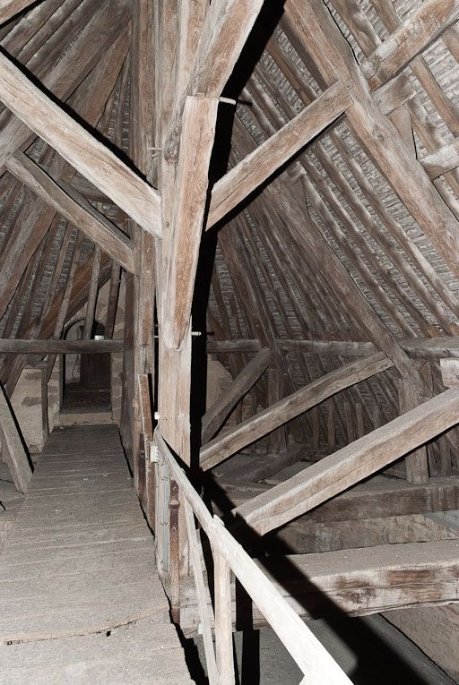 Charpente du choeur. © Pierre-Marie Barbe-Richaud / Région Bourgogne-Franche-Comté, Inventaire du patrimoine - 2011