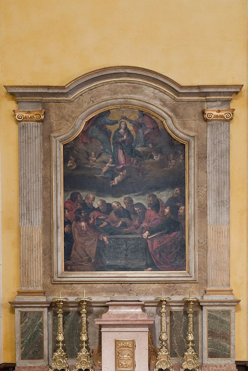 Retable gauche. © Pierre-Marie Barbe-Richaud / Région Bourgogne-Franche-Comté, Inventaire du patrimoine - 2011