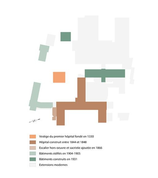 Plan chronologique. © Alain Morelière / Région Bourgogne-Franche-Comté, Inventaire du patrimoine - 2011