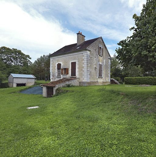 Maison éclusière : vue de 3/4 arrière. © Thierry Kuntz / Région Bourgogne-Franche-Comté, Inventaire du patrimoine - 2011