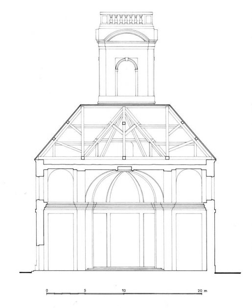 Coupe transversale. © Alain Morelière / Région Bourgogne-Franche-Comté, Inventaire du patrimoine - 2012