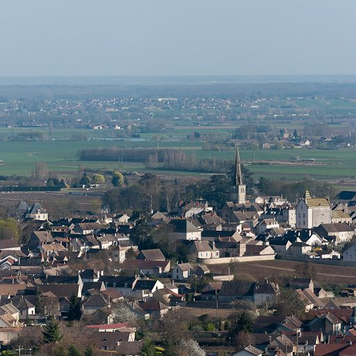 L'église et le village. © Pierre-Marie Barbe-Richaud / Région Bourgogne-Franche-Comté, Inventaire du patrimoine - 2012