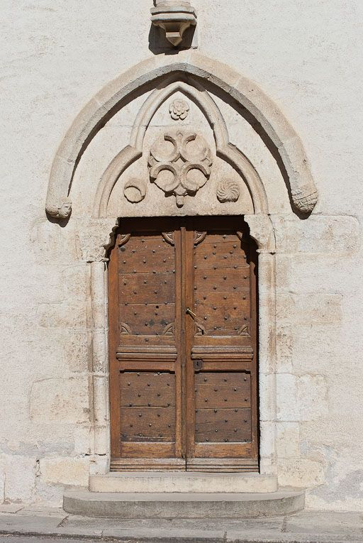 Porte latérale. © Pierre-Marie Barbe-Richaud / Région Bourgogne-Franche-Comté, Inventaire du patrimoine - 2012