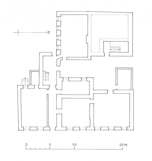plan du rez-de-chaussée © Jean-François Collin, Alain Morelière / Région Bourgogne-Franche-Comté, Inventaire du patrimoine - 2012
