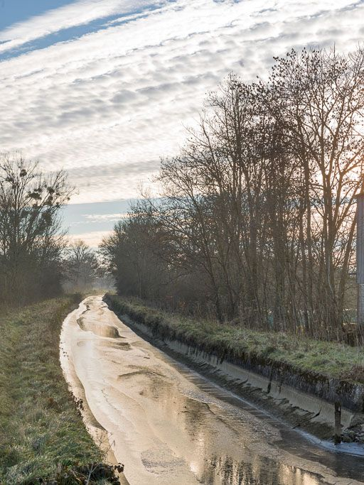 La rigole d'alimentation rive gauche. © Pierre-Marie Barbe-Richaud / Région Bourgogne-Franche-Comté, Inventaire du patrimoine - 2013