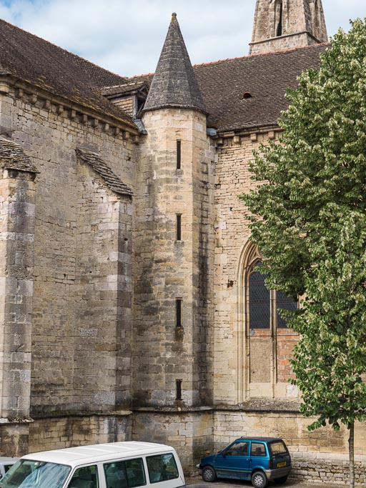 Vue de la tourelle d'escalier. © Pierre-Marie Barbe-Richaud / Région Bourgogne-Franche-Comté, Inventaire du patrimoine - 2015