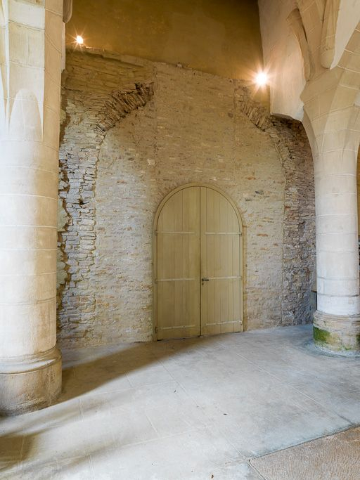Vue du mur du fond de la nef (ouest). © Pierre-Marie Barbe-Richaud / Région Bourgogne-Franche-Comté, Inventaire du patrimoine - 2015