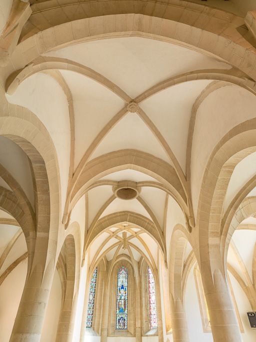 Vue des voûtes de la nef. © Pierre-Marie Barbe-Richaud / Région Bourgogne-Franche-Comté, Inventaire du patrimoine - 2015