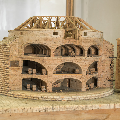  maquette fortification d'agglomération © Pierre-Marie Barbe-Richaud / Région Bourgogne-Franche-Comté, Inventaire du patrimoine - 2015