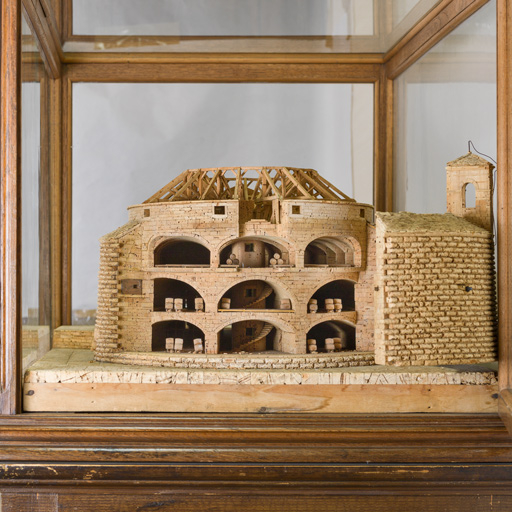  maquette fortification d'agglomération © Pierre-Marie Barbe-Richaud / Région Bourgogne-Franche-Comté, Inventaire du patrimoine - 2015