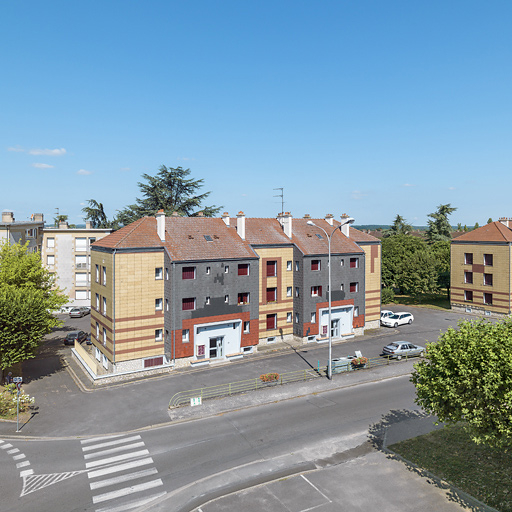 Bâtiment Binot-D, façade antérieure est. © Thierry Kuntz / Région Bourgogne-Franche-Comté, Inventaire du patrimoine - 2015