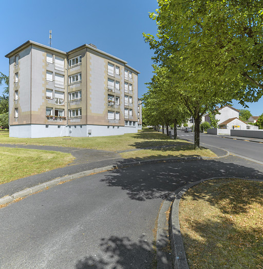 Bâtiment Million-1, façade postérieure sud. © Thierry Kuntz / Région Bourgogne-Franche-Comté, Inventaire du patrimoine - 2015