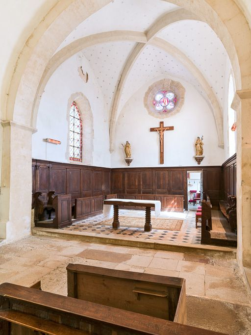 Choeur de trois quarts. © Pierre-Marie Barbe-Richaud / Région Bourgogne-Franche-Comté, Inventaire du patrimoine - 2016