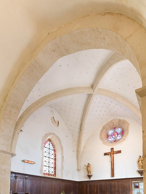 Voûte du choeur. © Pierre-Marie Barbe-Richaud / Région Bourgogne-Franche-Comté, Inventaire du patrimoine - 2016