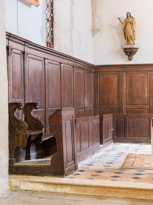 Détail des lambris. © Pierre-Marie Barbe-Richaud / Région Bourgogne-Franche-Comté, Inventaire du patrimoine - 2016