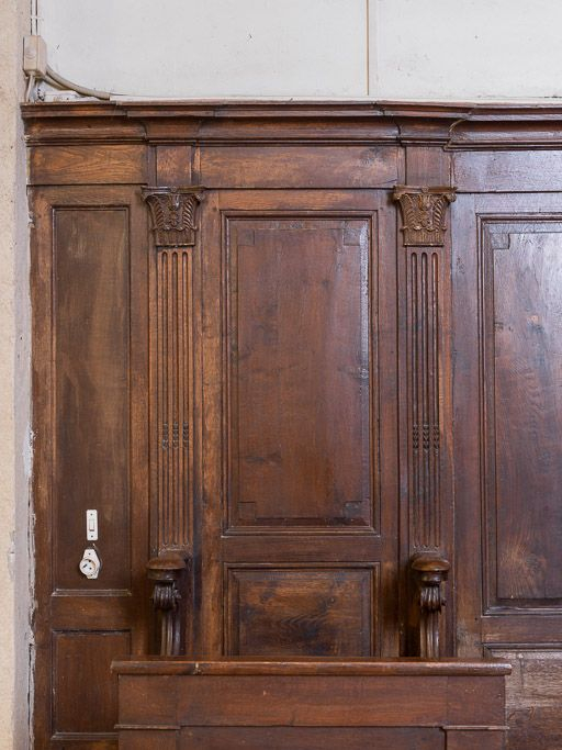 Détail des pilastres. © Pierre-Marie Barbe-Richaud / Région Bourgogne-Franche-Comté, Inventaire du patrimoine - 2016