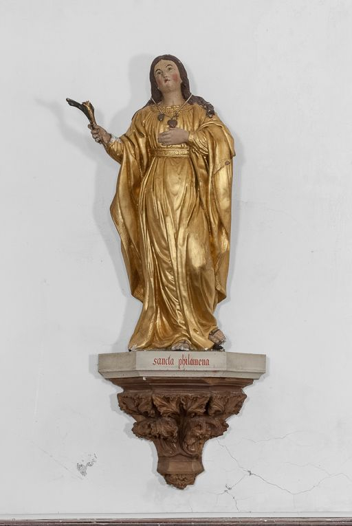 Statue de sainte-Philomène. © Pierre-Marie Barbe-Richaud / Région Bourgogne-Franche-Comté, Inventaire du patrimoine - 2016