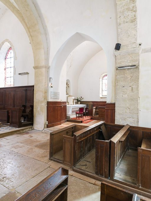 Choeur et chapelle sud-ouest de trois quarts. © Pierre-Marie Barbe-Richaud / Région Bourgogne-Franche-Comté, Inventaire du patrimoine - 2016