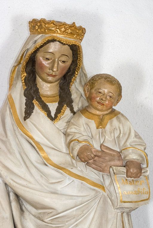 Détail des visages. © Pierre-Marie Barbe-Richaud / Région Bourgogne-Franche-Comté, Inventaire du patrimoine - 2016