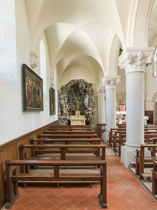 Vue du collatéral gauche. © Pierre-Marie Barbe-Richaud / Région Bourgogne-Franche-Comté, Inventaire du patrimoine - 2016