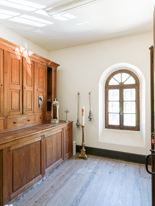 Sacristie à droite du choeur. © Pierre-Marie Barbe-Richaud / Région Bourgogne-Franche-Comté, Inventaire du patrimoine - 2016