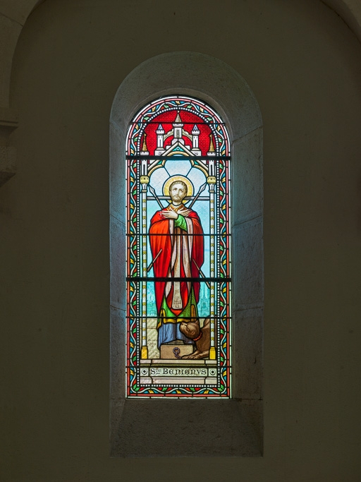 Verrière de saint Bénigne. © Pierre-Marie Barbe-Richaud / Région Bourgogne-Franche-Comté, Inventaire du patrimoine - 2016