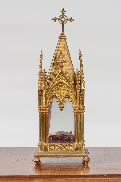 Châsse-reliquaire de saint Vincent, saint Vivant et saint Marcel. © Pierre-Marie Barbe-Richaud / Région Bourgogne-Franche-Comté, Inventaire du patrimoine - 2016