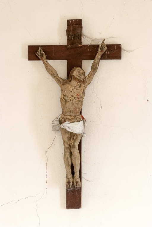 Vue d'ensemble : Christ en croix. © Pierre-Marie Barbe-Richaud / Région Bourgogne-Franche-Comté, Inventaire du patrimoine - 2016
